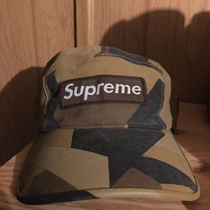 Vintage Supreme Geometric Camp Cap Hat